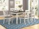 Coaster® Fortress 7-Piece Chestnut/Vintage White Dining Set-0