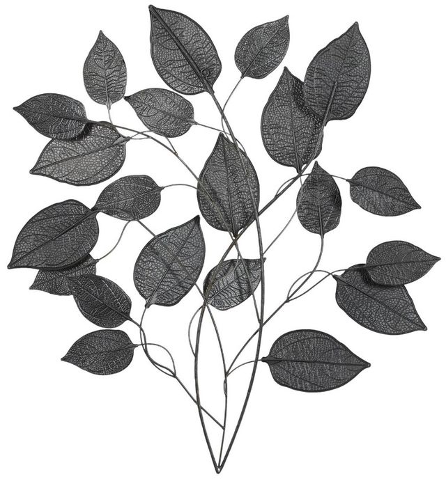 Deco Marche Bronze Leaf Textured Wall Decor with Multiple Shades-1