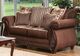 Furniture of America® Tabitha 2-Piece Brown/Dark Cherry sofa and Loveseat-1