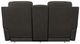 La-Z-Boy® Emmons Pewter Leather Power Reclining Loveseat with Console, Headrest and Lumbar-3