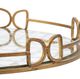 A & B Home Valentina Gold Large Decorative Tray-2