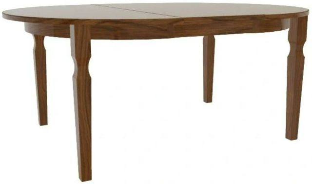 Mavin Customizable 54" x 54" Round Extendable Dining Table with 18" Leaf-0