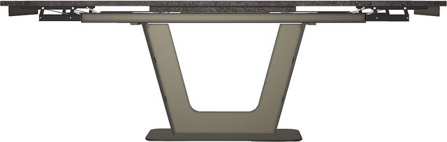 Amisco Customizable Amelia Thermo Fused Laminate Rectangular Dining Table Top with Metal Base-3