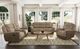 Elements International Hornet Rancho Beige Manual Glider Recliner-1