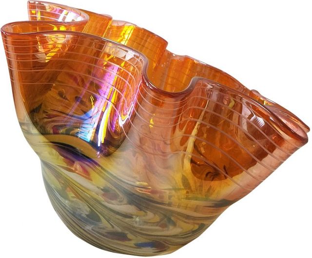 Moe's Home Collection Freeform Orange Bowl-1
