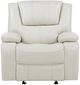 Coaster® Camila White Manual Glider Recliner Chair-4