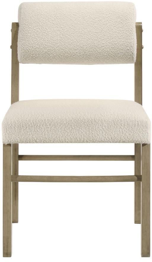 Coaster® Kehoe 2-Piece Cream/Natural Oak Dining Side Chair Set-4