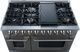 VEZENI Reminiscia 48" Stainless Steel Pro Style Gas Range-3