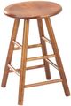 TEI Tobacco 24" Swivel Saddle Counter Sool-0