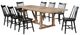 Coaster® Middleton 9-Piece Black/Brown Extension Leaf Dining Set-0