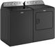 Maytag® Volcano Black Top Load Washer & Electric Dryer Laundry Pair-1