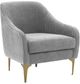 TOV Furniture Serena Gray Accent Chair-0