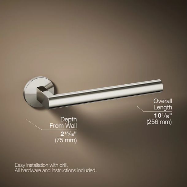 KOHLER® Components® Vibrant Polished Nickel Towel Arm-2