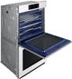 Samsung Bespoke 30" White Glass Double Electric Wall Oven-2