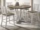 Furniture of America® Dakota 5-Piece Antique White/Ash Brown Dining Set-1