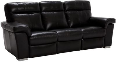 front view of the Palliser® Furniture Cusomizable Alaska Power Reclining Sofa with Power Headrest