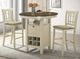 Intercon Mission Casuals French Oak/Rustic White Barstool-1