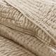 Olliix by Madison Park Signature Serene Linen King Cotton Hand Quilted Coverlet Set-5