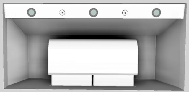 Vent-A-Hood® 42" White Wall Mounted Liner Insert-2