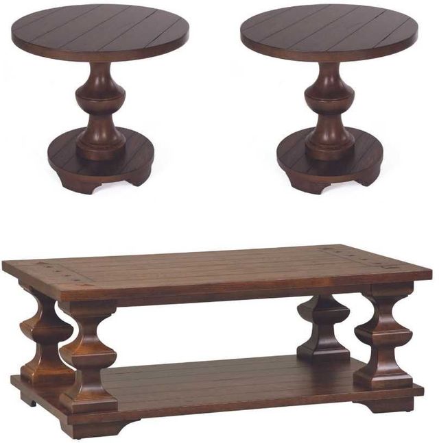 Liberty Furniture Sedona 3-Piece Kona Brown Occasional Table Set-0
