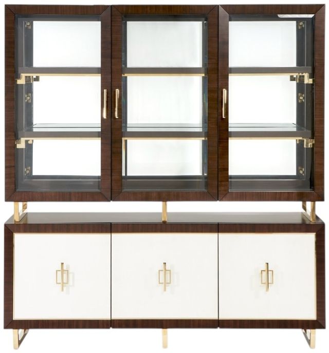 Michael Amini® Belmont Place Espresso China Cabinet-2