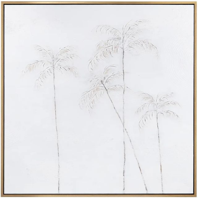 Crestview Collection Sheffield White Wall Art-0