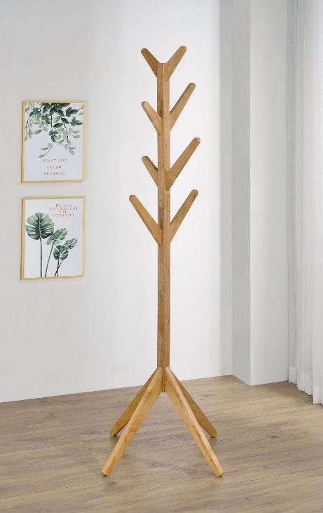 Coaster® Margaret Natural Oak Coat Rack-1