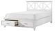 Bernards Nova II White King Panel Storage Bed-2