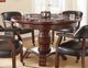 Steve Silver Co. Tournament Black/Cherry Game Table-0