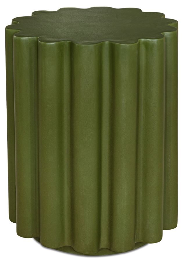Moe's Home Collection Taffy Green Concrete Outdoor Accent Table-0