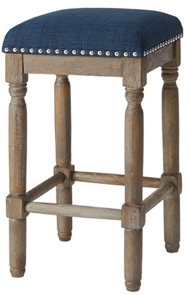 Olliix by Madison Park Navy Cirque Counter Stool Set of 2-3