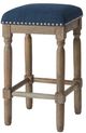 Olliix by Madison Park Navy Cirque Counter Stool Set of 2-3