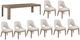 Liberty Furniture South Bend 9-Piece Burnished Clay/Gravel Rectangular Dining Set-0