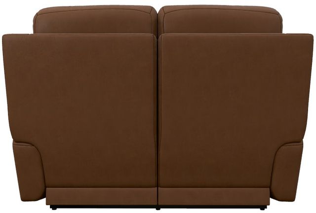 La-Z-Boy® Emmons Oak Leather Manual Reclining Loveseat-3