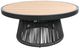 CabanaCoast® Customizable Cove Synthetic Fiber 36" Outdoor Round Coffee Table-0
