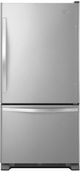 Whirlpool® Gold® 22.1 Cu. Ft. Stainless Steel Bottom Freezer Refrigerator-0