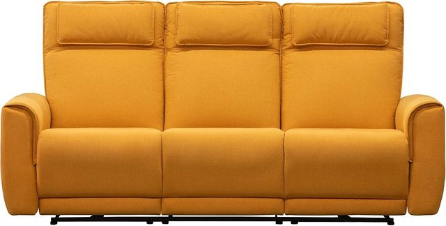 Elran Rikki Yellow Manual Reclining Sofa-1
