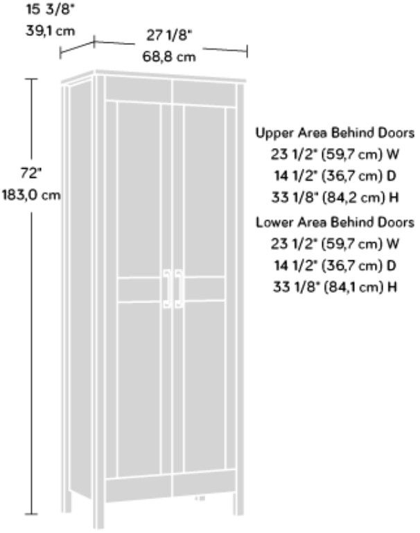 Sauder® Select Chalk Oak® Storage Cabinet-2