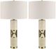 Crestview Collection Decker 2-Piece Beige Table Lamp Set-0