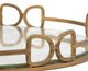 A & B Home Valentina Gold Medium Decorative Tray-2