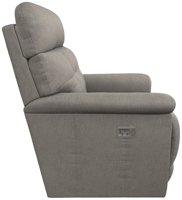 La-Z-Boy® Fulton Smoke Power Rocking Recliner with Headrest-2