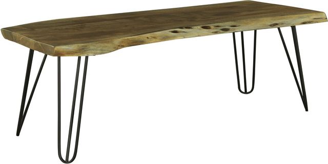 Signature Design by Ashley® Haileeten Brown/Black Accent Bench-2