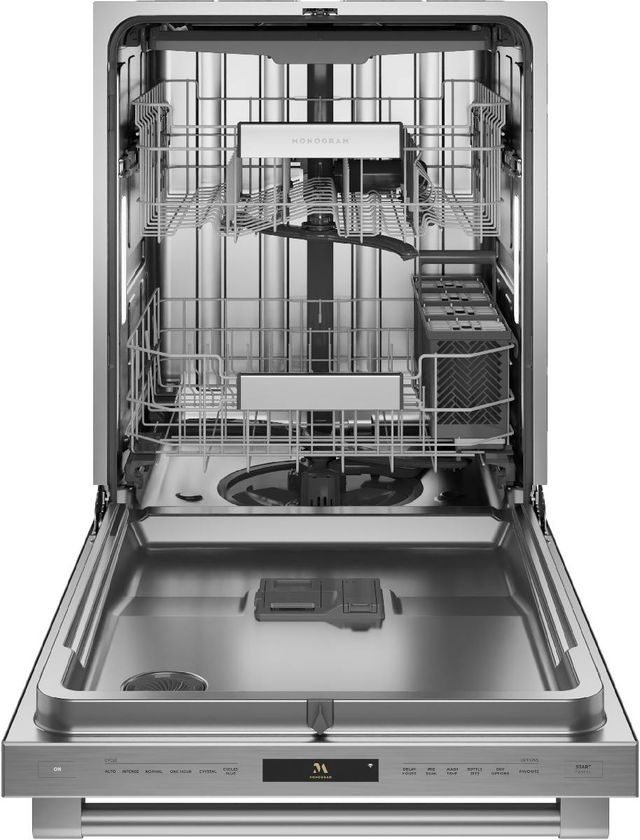 Monogram® 24" Stainless Steel Fully Integrated Top Control Built-In Dishwasher-1