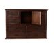 Vintage Furniture Mansion Walnut 4 Piece Queen Bedroom Set-3