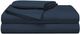 BEDGEAR® Basic 4-Piece Navy Blue Queen Sheet Set-1