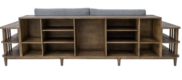 YHD Kenneth Brown/Gray Sideboard Sofa-1