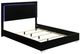 Furniture of America® Sinistra Piano Black Eastern King Panel Bed-0