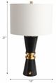Sagebrook Home Elgon Black/White Table Lamp-2