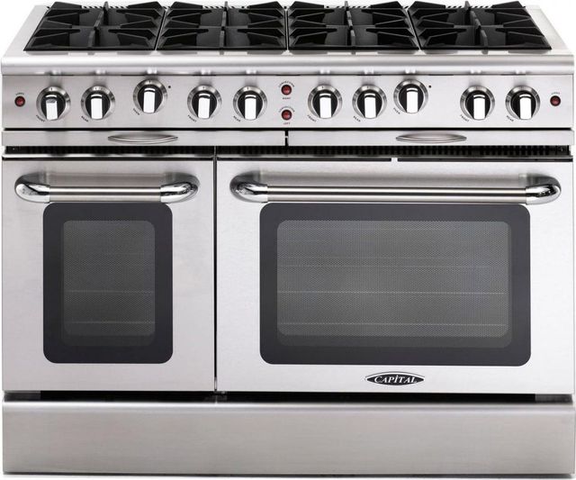 Capital Cooking™ Culinarian 48" Stainless Steel Pro Style Gas Range-0