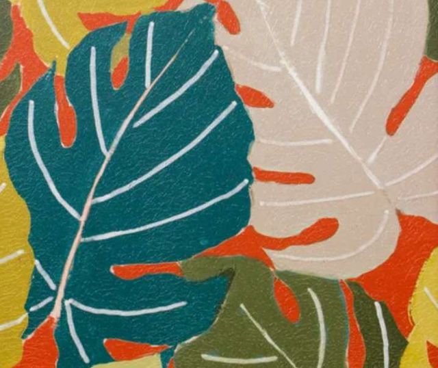 Stylecraft Nature in Color Blue-Green/Gray/Green/Red/Yellow Wall Art -1